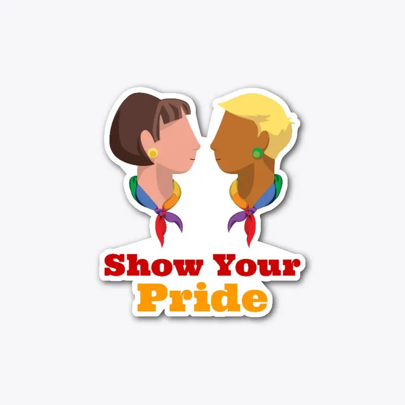 Show Your Pride - Lesbian Couple