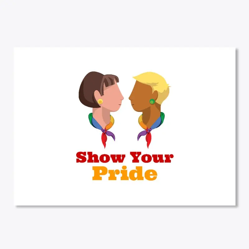 Show Your Pride - Lesbian Couple